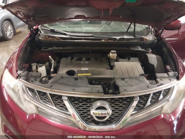 2011 Nissan Murano Sl მანქანა იყიდება აუქციონზე, vin: JN8AZ1MW3BW158609, აუქციონის ნომერი: 40046529