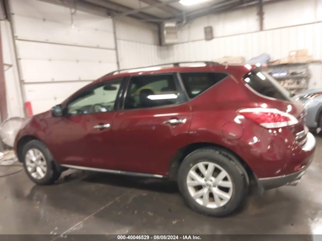 2011 Nissan Murano Sl მანქანა იყიდება აუქციონზე, vin: JN8AZ1MW3BW158609, აუქციონის ნომერი: 40046529