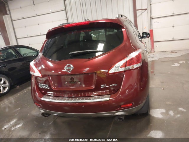 2011 Nissan Murano Sl მანქანა იყიდება აუქციონზე, vin: JN8AZ1MW3BW158609, აუქციონის ნომერი: 40046529