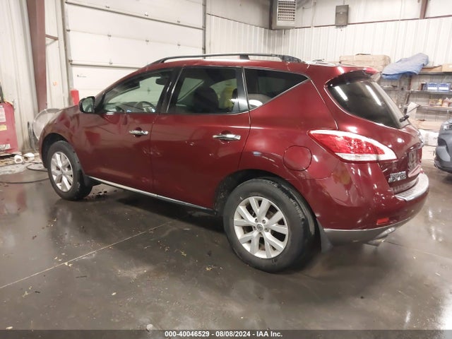 2011 Nissan Murano Sl მანქანა იყიდება აუქციონზე, vin: JN8AZ1MW3BW158609, აუქციონის ნომერი: 40046529