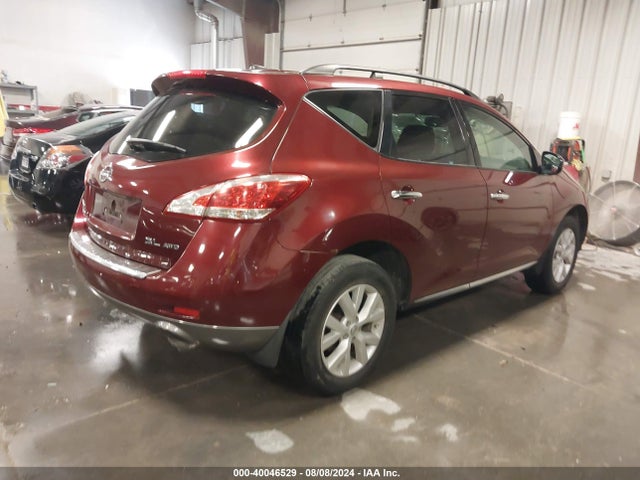 2011 Nissan Murano Sl მანქანა იყიდება აუქციონზე, vin: JN8AZ1MW3BW158609, აუქციონის ნომერი: 40046529