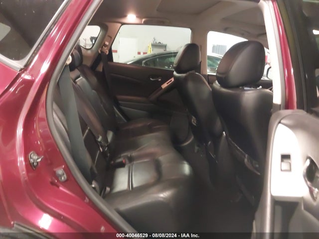 2011 Nissan Murano Sl მანქანა იყიდება აუქციონზე, vin: JN8AZ1MW3BW158609, აუქციონის ნომერი: 40046529