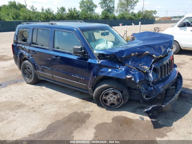 1C4NJPBA0HD150213 Jeep Patriot Sport Fwd