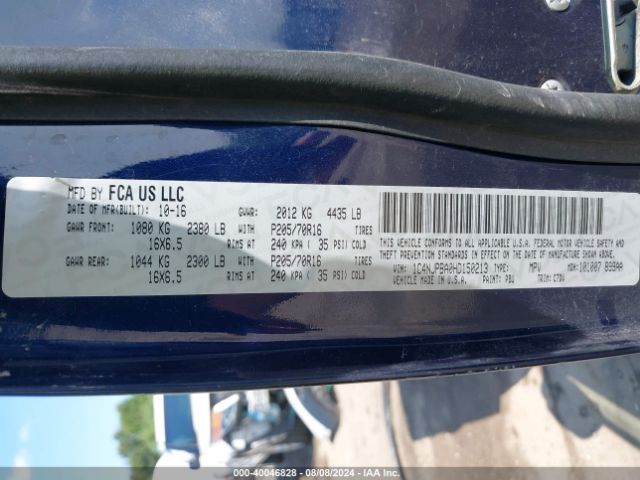 1C4NJPBA0HD150213 Jeep Patriot Sport Fwd