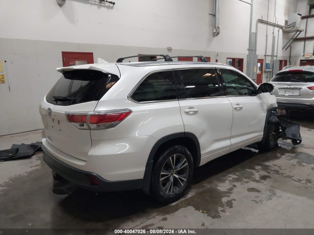 Toyota Highlander Xle V6 2016 5TDJKRFH2GS350723 Image 4