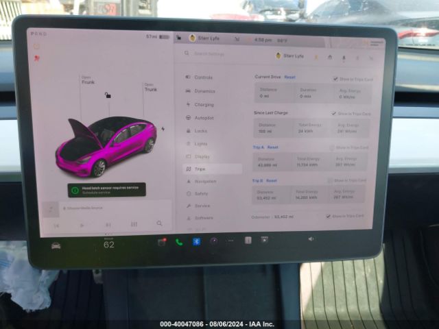 5YJ3E1EA5MF851319 Tesla Model 3 Standard Range Plus Rear-wheel Drive