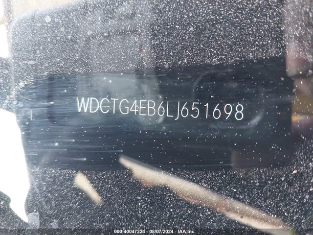 WDCTG4EB6LJ651698 Mercedes-Benz GLA 250
