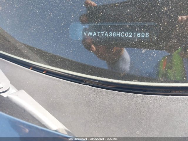 1VWAT7A36HC021696 Volkswagen Passat 1.8t S