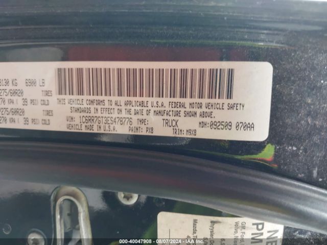1C6RR7GT3ES478776 RAM 1500 Big Horn