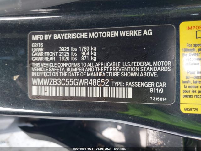 WMWZB3C55GWR48652 Mini Countryman Cooper