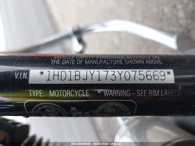 2003 HARLEY-DAVIDSON FLSTC 1HD1BJY173Y075669 Photo 9