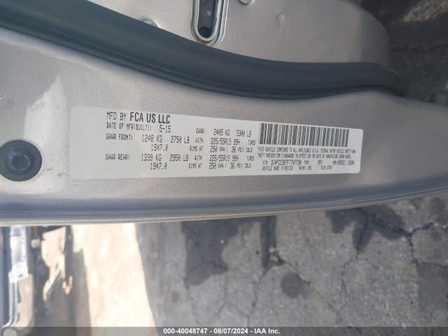Dodge Journey Sxt 2015 3C4PDCBB7FT707790 Image 9