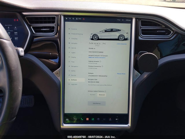 Tesla Model S 60/70/85 2015 5YJSA1S11FF099083 Image 19