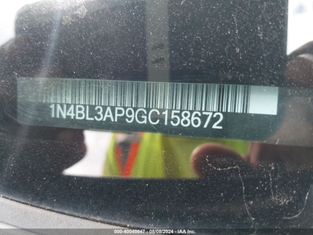 1N4BL3AP9GC158672 Nissan Altima 3.5 Sl/3.5 Sr