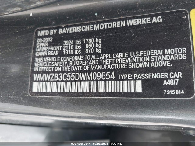 2013 MINI COUNTRYMAN WMWZB3C55DWM09654 Photo 8