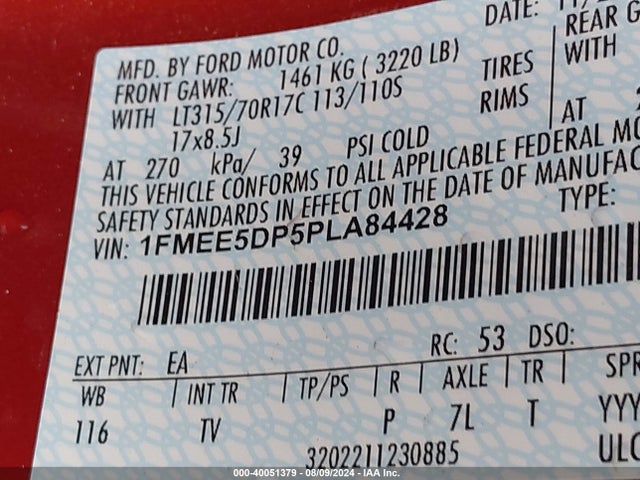Ford Bronco Wildtrak 2023 1FMEE5DP5PLA84428 Image 9