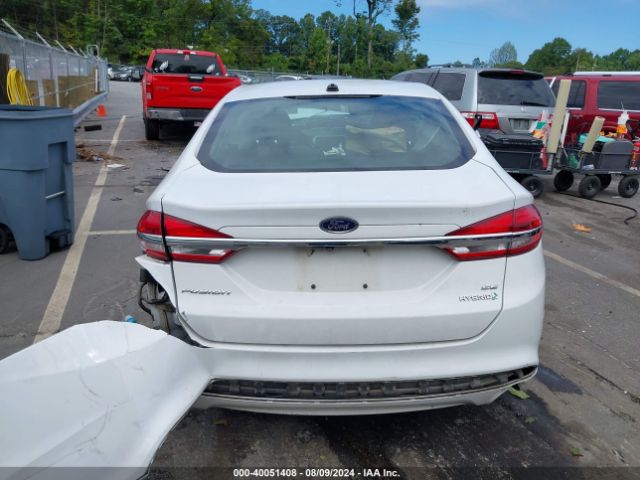 3FA6P0LU0JR193827 Ford Fusion Hybrid Se