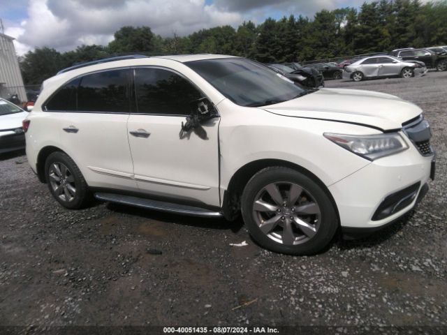 5FRYD4H84FB016980 Acura Mdx Advance Pkg W/entertainment Pkg
