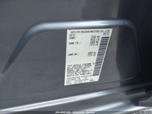 1N4AZ0CP3GC302058 Nissan LEAF S