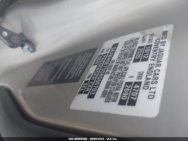 2013 JAGUAR XF SAJWA0E75D8S66703 Photo 8