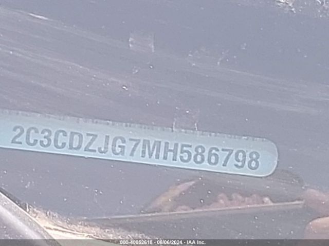 2C3CDZJG7MH586798 Dodge Challenger Gt