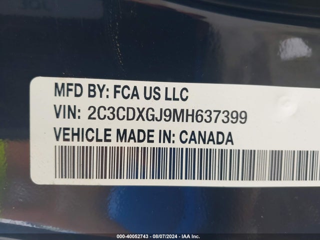 Dodge Charger Scat Pack Rwd 2021 2C3CDXGJ9MH637399 Image 9