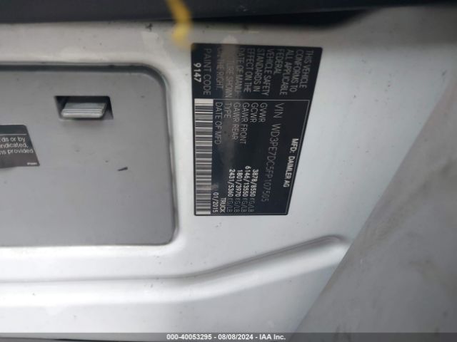 WD3PE7DC5FP107505 Mercedes-Benz Sprinter 2500