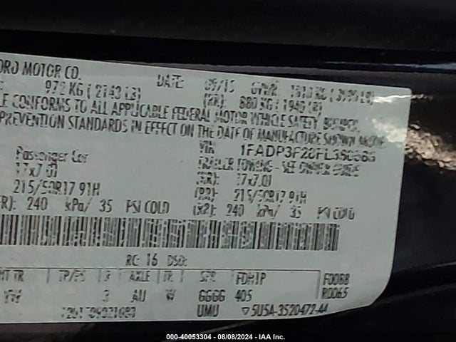 Aukcja sprzedaży 2015 Ford Focus Se, vin: 1FADP3F28FL386588, numer aukcji: 40053304