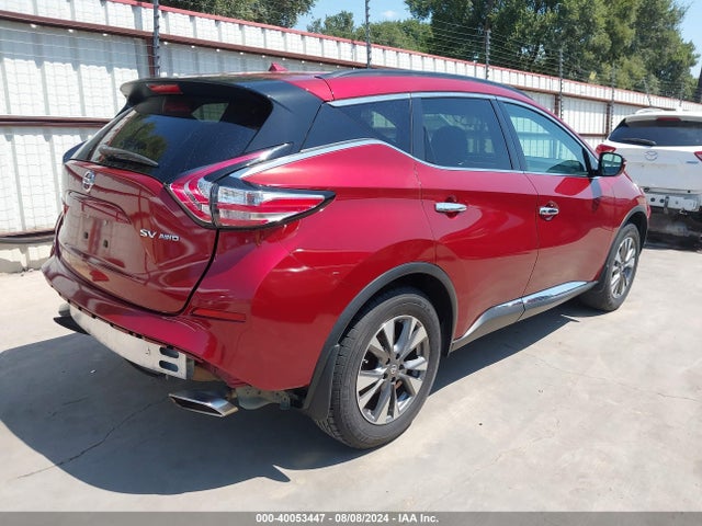 Nissan MURANO SV 2015 5N1AZ2MHXFN275243 Image 4