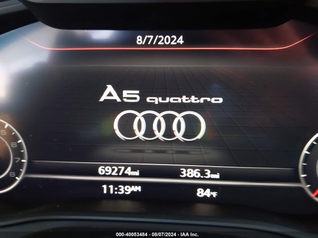 WAUENCF51KA027018 Audi A5 45 Premium