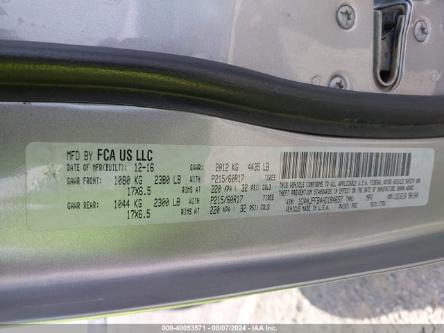 Jeep Patriot Latitude 2017 1C4NJPFB4HD184657 Image 9