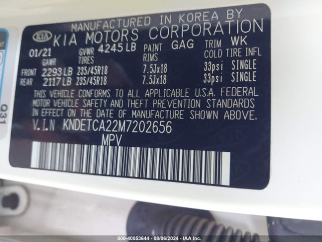 KNDETCA22M7202656 KIA Seltos Sx