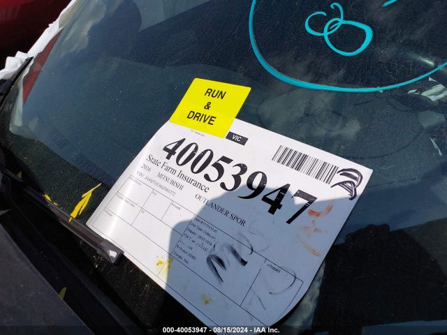JA4AP3AU6GZ061372 Mitsubishi Outlander Sport 2.0 Es