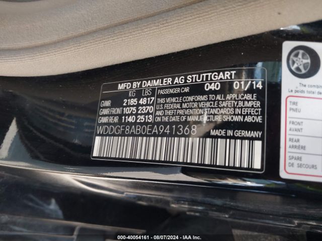 WDDGF8AB0EA941368 Mercedes-Benz C 300