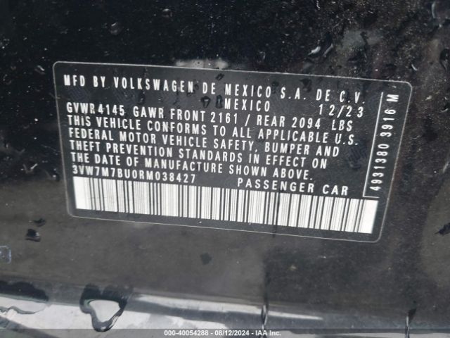 3VW7M7BU0RM038427 Volkswagen Jetta 1.5t Se