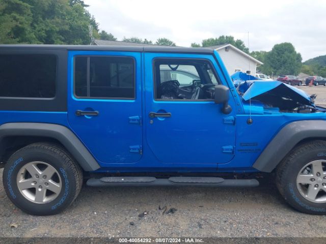 1C4BJWDG7GL203167 Jeep Wrangler Unlimited Sport