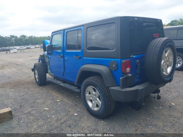 1C4BJWDG7GL203167 Jeep Wrangler Unlimited Sport