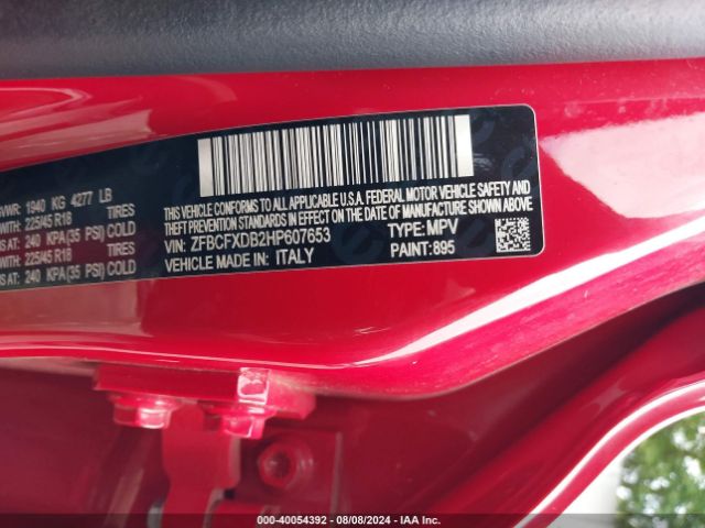 2017 FIAT 500X ZFBCFXDB2HP607653 Photo 8