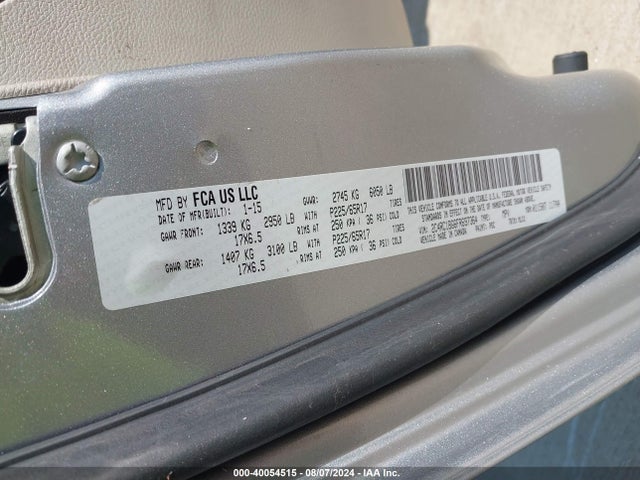 2C4RC1BG6FR697364 Chrysler Town & Country Touring