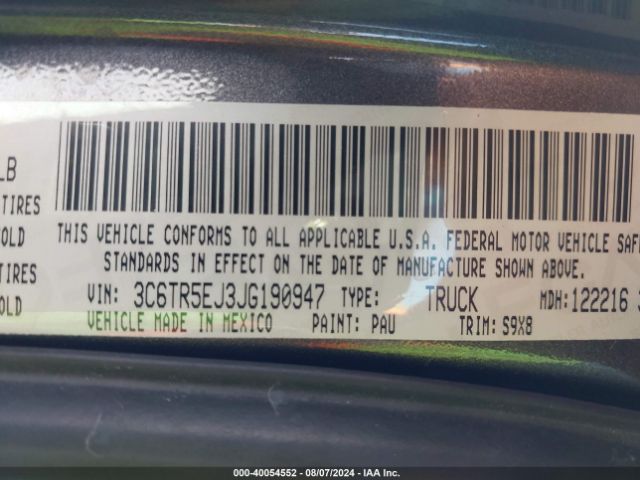 3C6TR5EJ3JG190947 RAM 2500 Power Wagon  4x4 6'4 Box