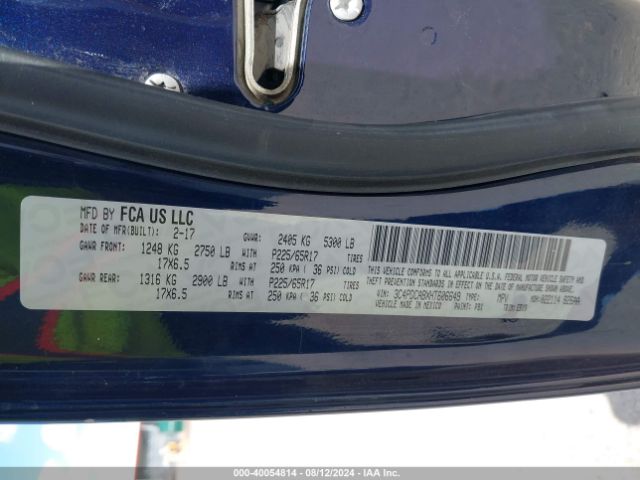 3C4PDCABXHT606649 Dodge JOURNEY SE