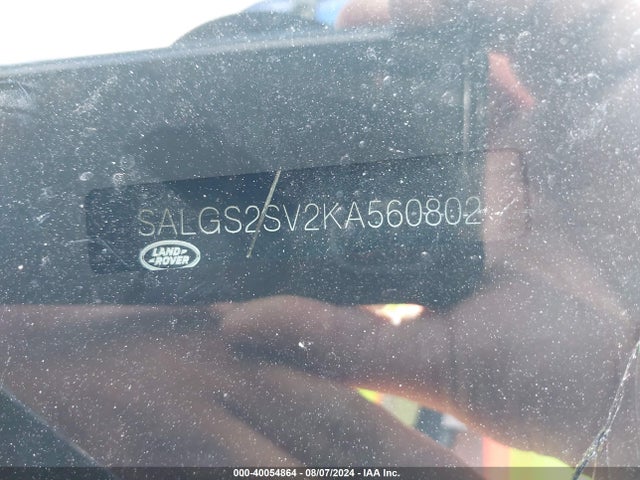 SALGS2SV2KA560802 Land Rover Range Rover 3.0l V6 Supercharged Hse