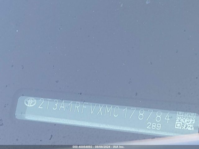 2T3A1RFVXMC178784 Toyota Rav4 Xle Premium