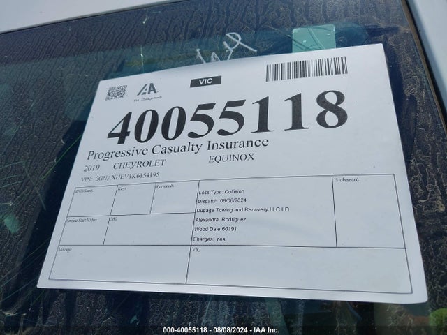 Chevrolet EQUINOX LT 2019 2GNAXUEV1K6154195 Image 16