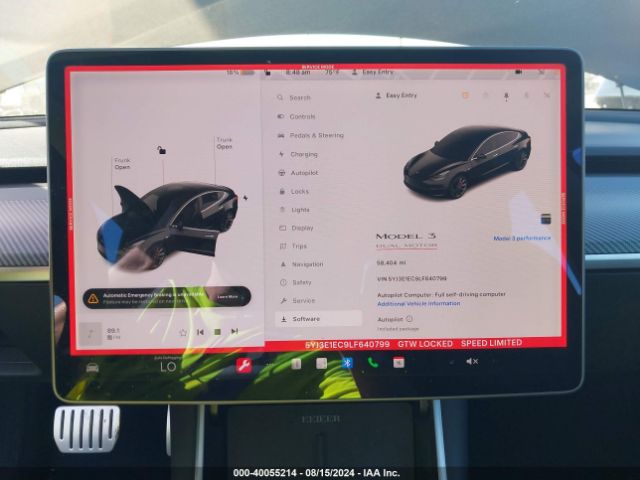 5YJ3E1EC9LF640799 Tesla Model 3 Performance Dual Motor All-wheel Drive
