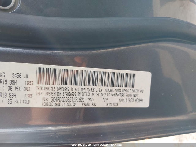 3C4PDCDG0ET171921 Dodge Journey Limited