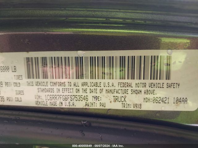 1C6RR7FG6FS753546 RAM 1500 St