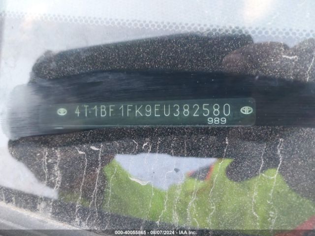 4T1BF1FK9EU382580 Toyota Camry L/se/le/xle