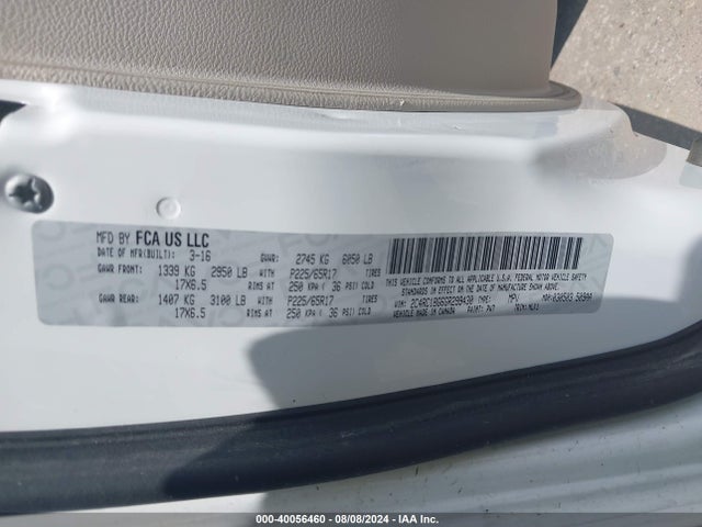2C4RC1BG6GR299430 Chrysler Town & Country Touring