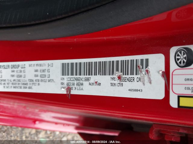 1C3CDZAB6EN116887 Dodge AVENGER SE